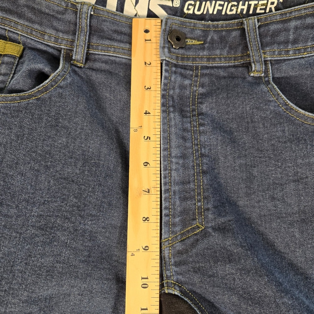 Viktos Gunfighter Jeans Mens 40x32 Blue Tactical Cordura Gusseted Training Denim - Picture 6 of 7